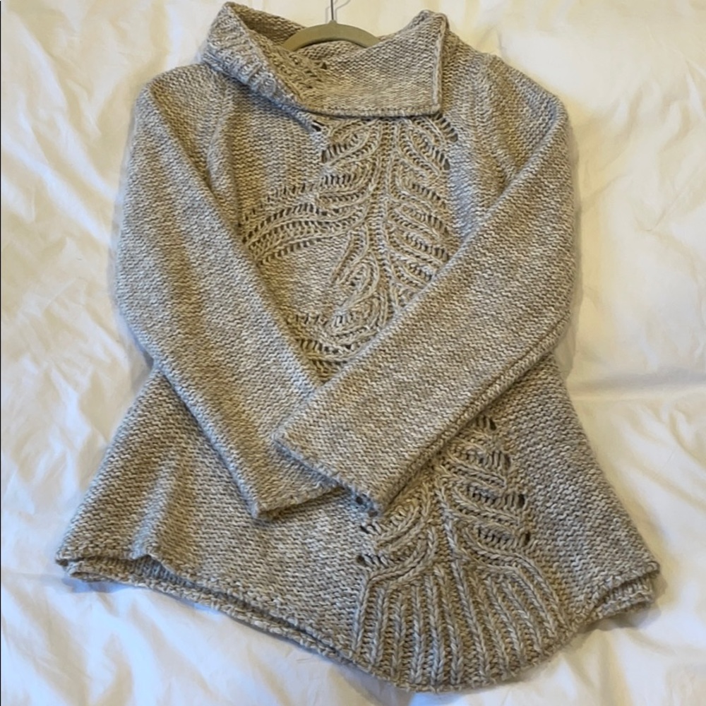 Anthropologie cream sweater